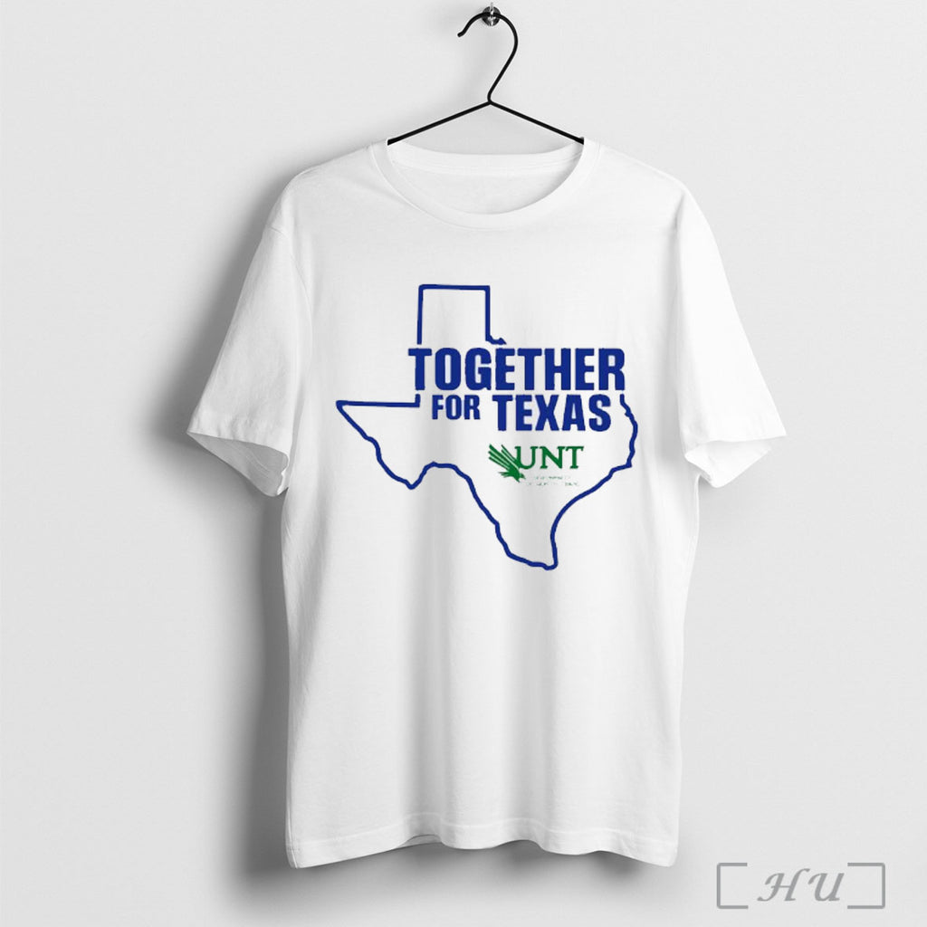 Officials Together For Texas University Of North Texas Players Support Texas Flood Sweater
