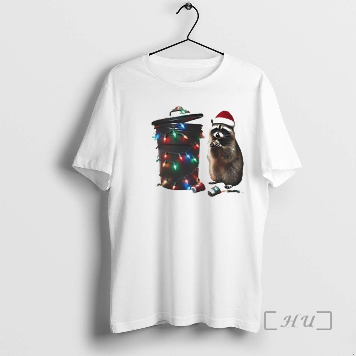 Officials Trashy Christmas Raccoon Trash Lights Graphic T-Shirts, Hoodie, Sweatshirt | RetroVerseTees.com