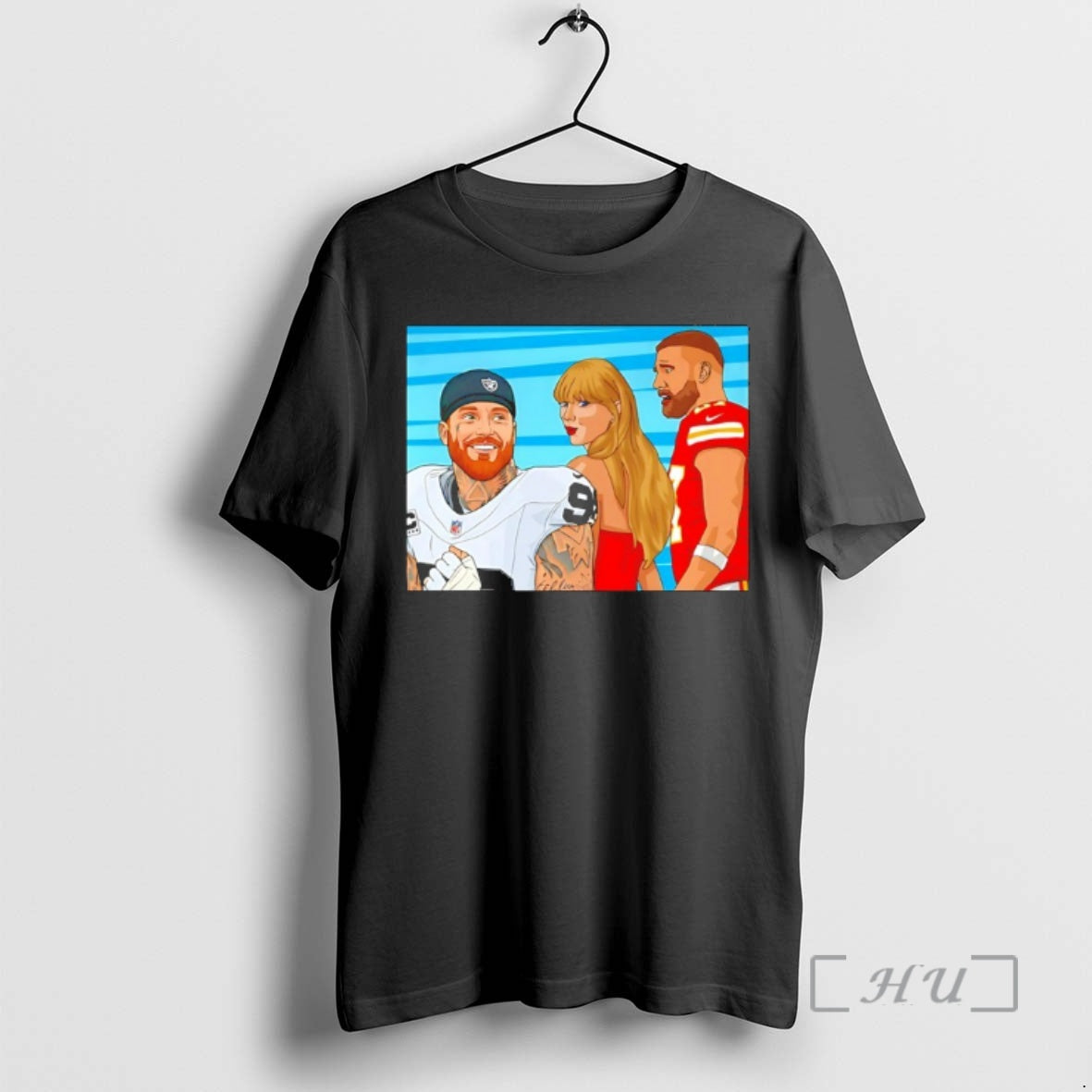 Officials Travis And Taylor Glanced Back And Forth At Maxx Crosby Raiders Premium T Shirts Hoodie, Sweatshirt