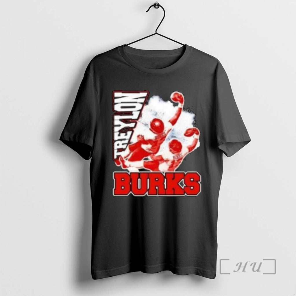 Officials Treylon Burks Arkansas Razorbacks Wide Receiver Graphic Circle Black