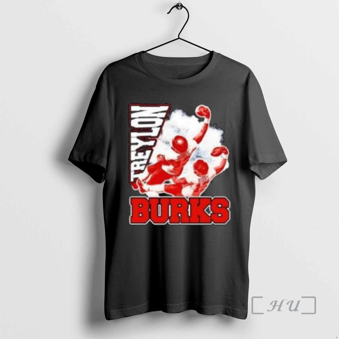 Officials Treylon Burks Arkansas Razorbacks Wide Receiver Graphic Circle Black