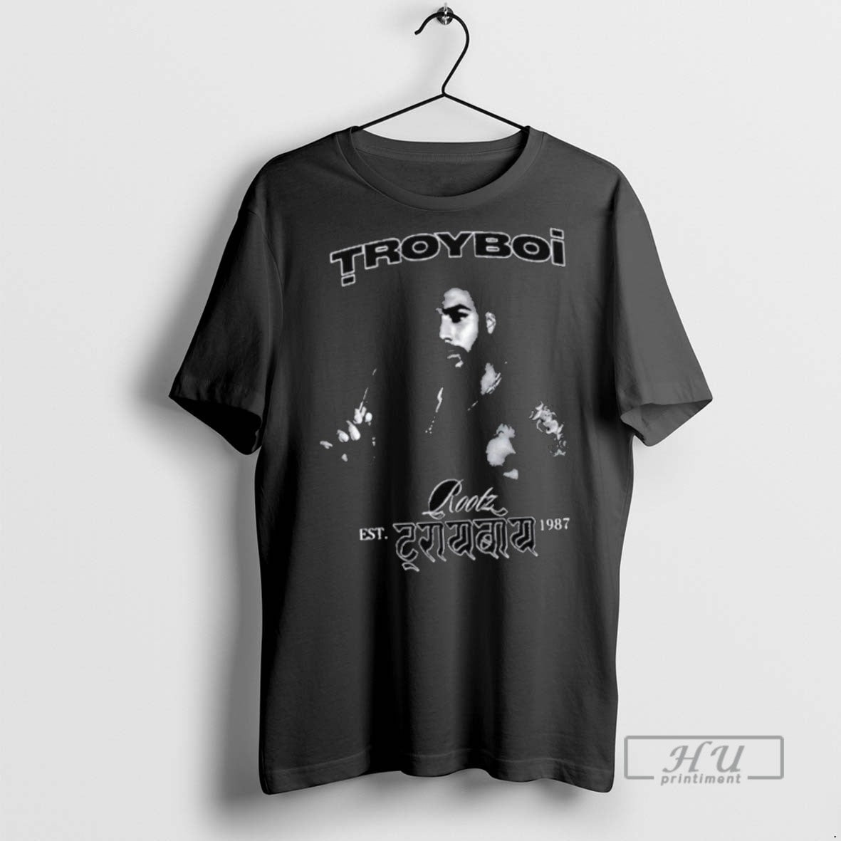 Officials Troyboi Rootz Est 1987 Portrait T Shirt