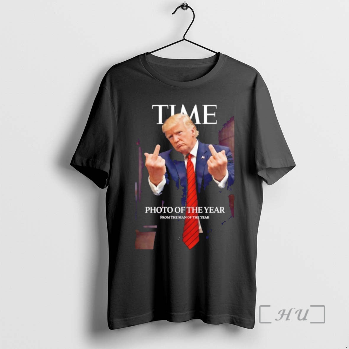 Officials Trump Middle Finger Time Magazine The Man Of The Year Premium T Shirts Sweater Hoodie, Sweatshirt