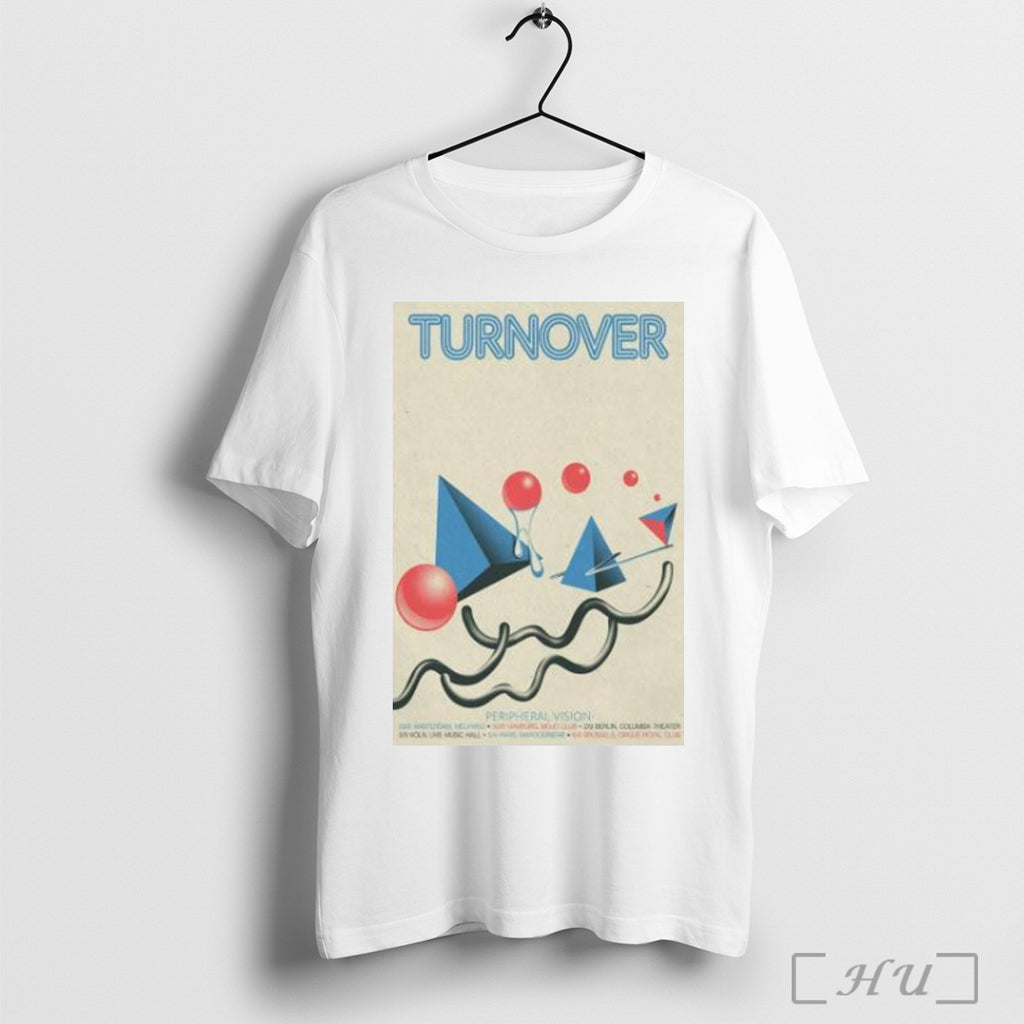 Officials Turnover Peripheral Vision Tour 2025 T Shirt