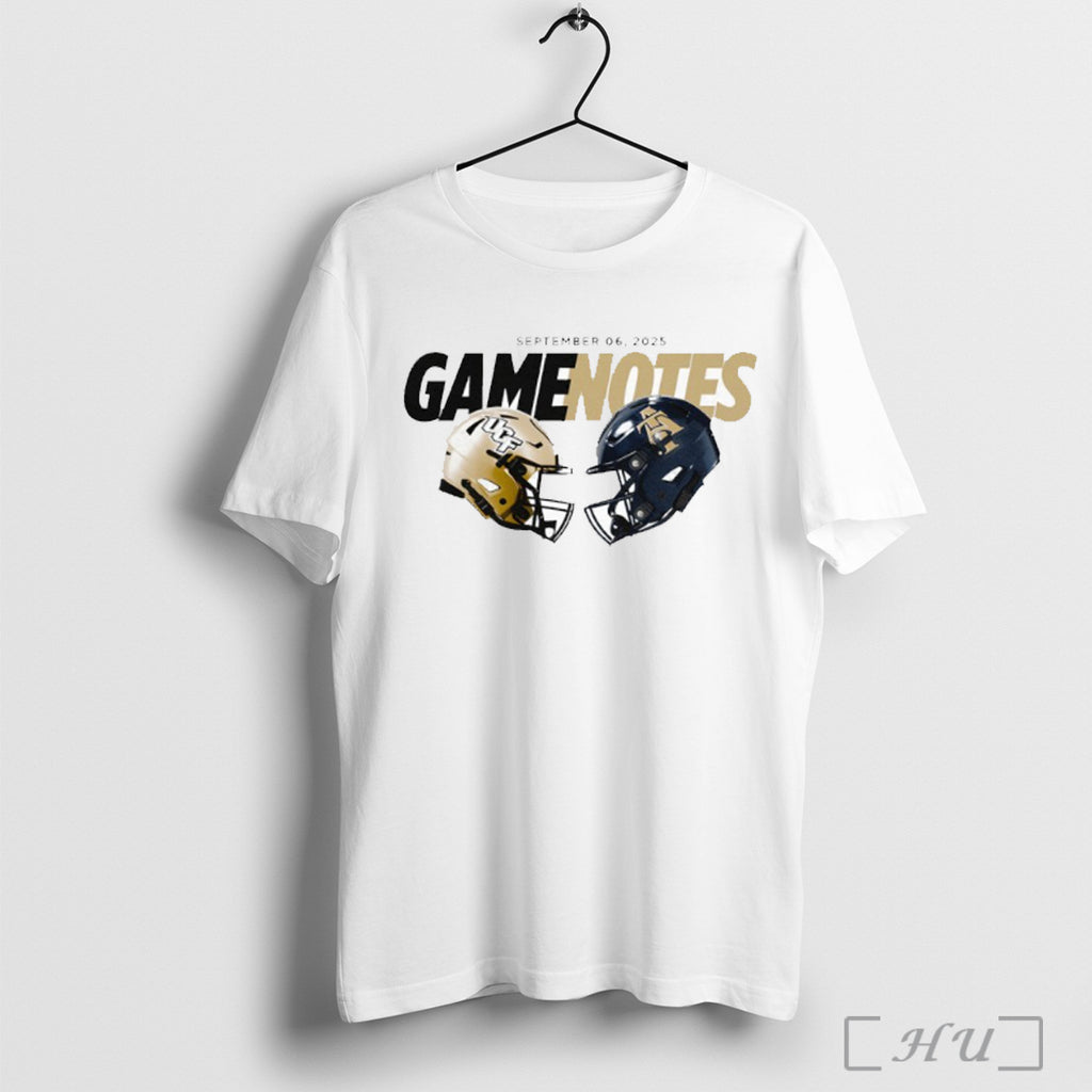 Officials Ucf Knights Vs North Carolina At Aggies 2025 Game Notes Football T Shirt