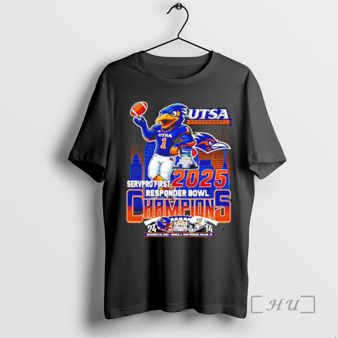Officials Utsa Roadrunners 2025 Servpro First Responder Bowl Mascot T-Shirts, Hoodie, Sweatshirt | RetroVerseTees.com
