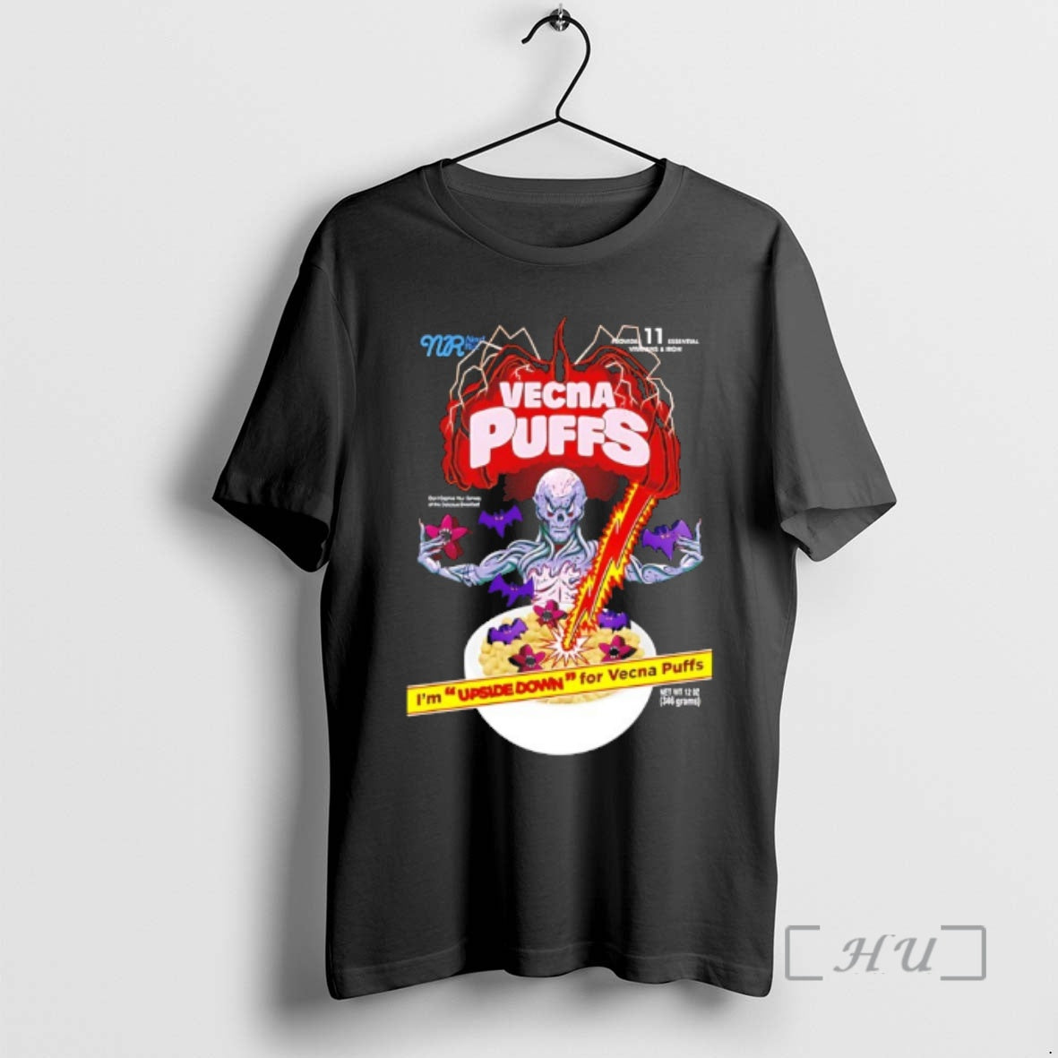 Officials Vecna Puffs Im Upside Down For Vecna Puffs T-Shirts, Hoodie, Sweatshirt | RetroVerseTees.com