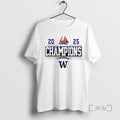 Officials Washington Huskies 2025 Bucked Up La Bowl Champions T-Shirts, Hoodie, Sweatshirt | RetroVerseTees.com
