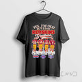 Officials Washington Redskins Football Yes Im Old But I Saw Redskins Greatness City Skyline Signatures T-Shirts, Hoodie,...