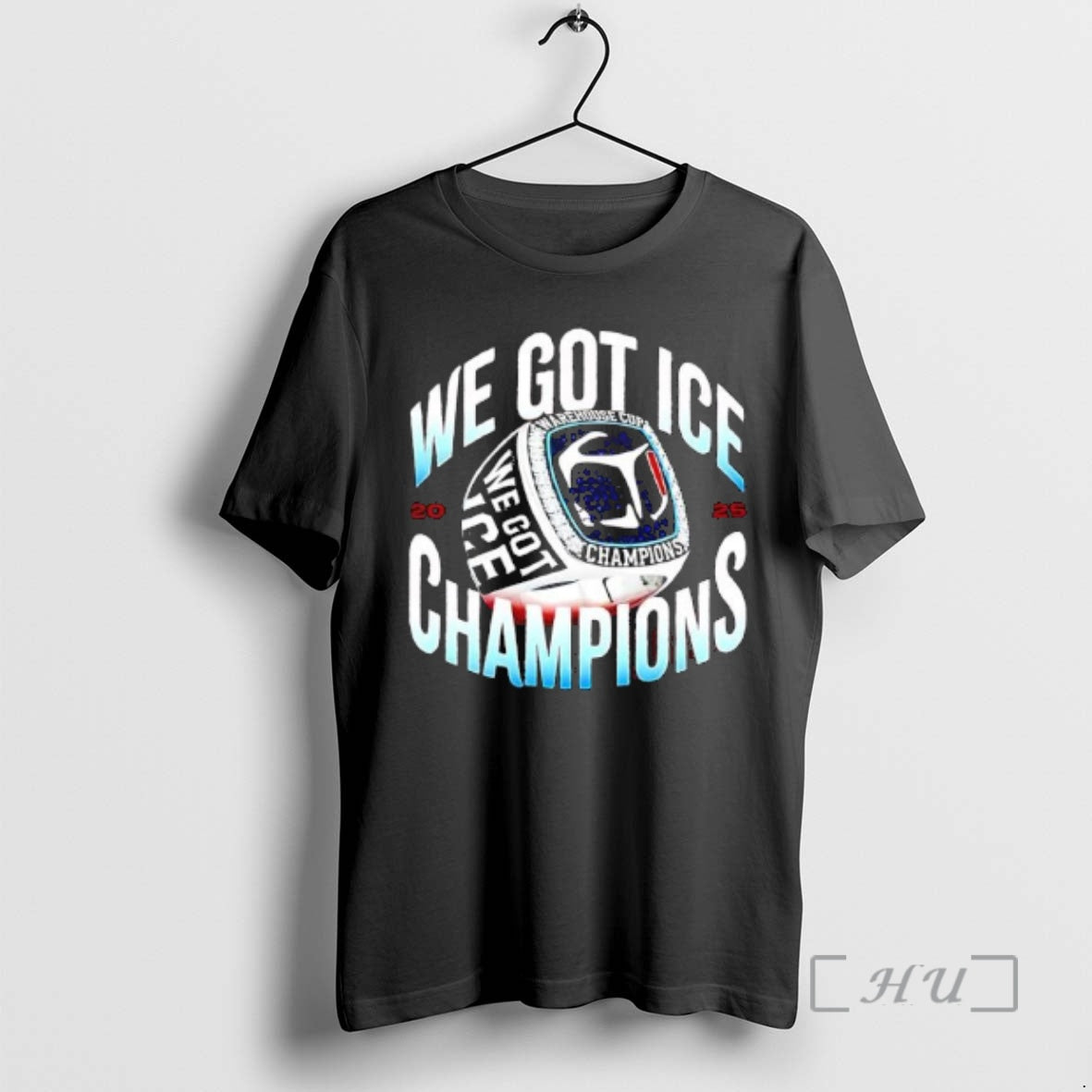 Officials We Got Ice Warehouse Cup Champions Victory Ring T-Shirts, Hoodie, Sweatshirt | RetroVerseTees.com