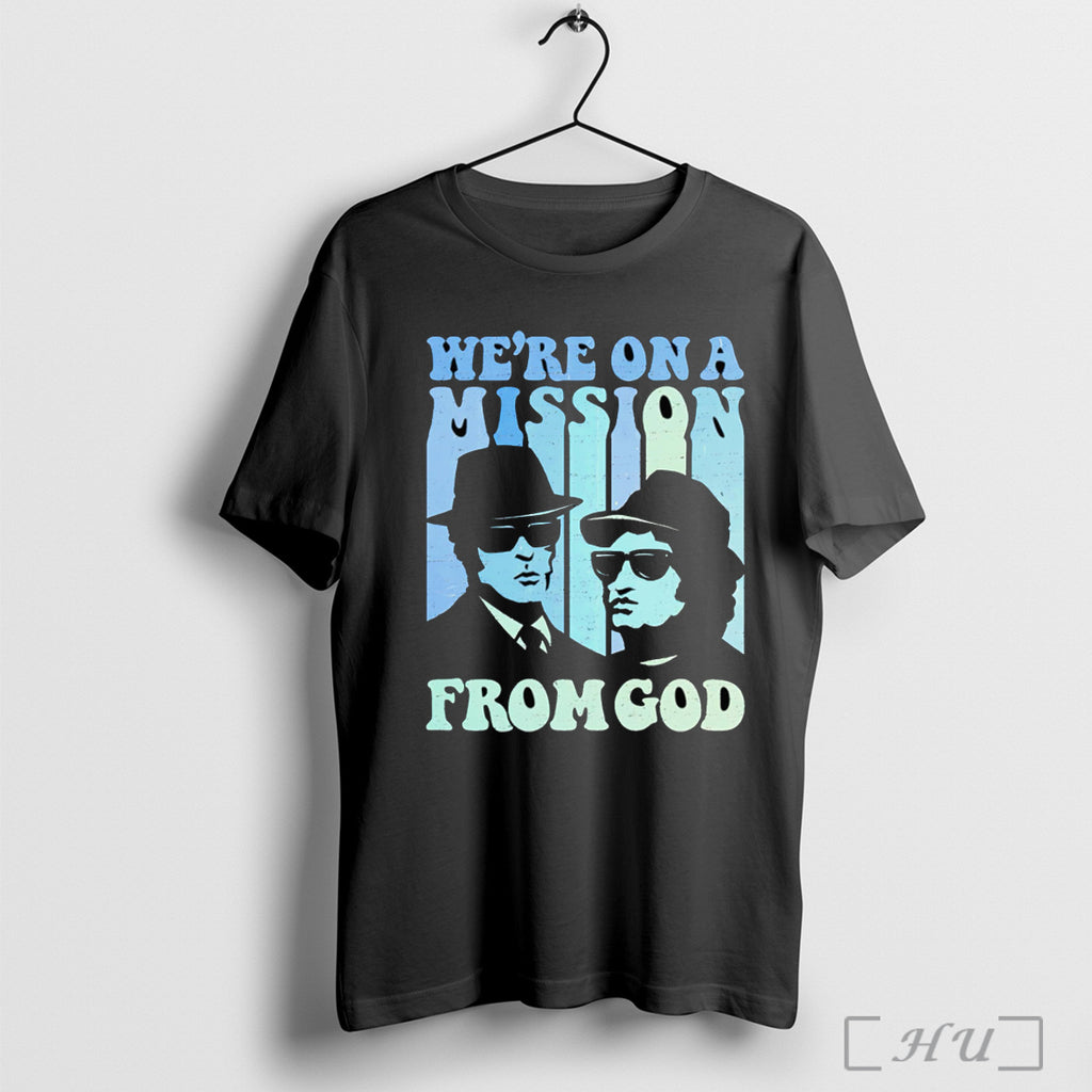 Officials Were On A Mission From God Blues Brothers T Shirt