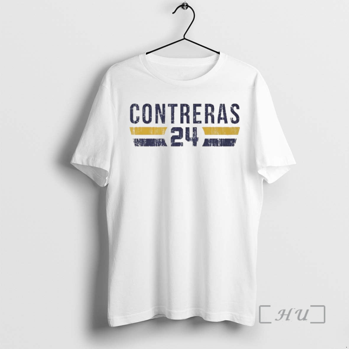 Officials William Contreras 24 Milwaukee Brewers Player Name And Number T-Shirts, Hoodie, Sweatshirt | RetroVerseTees.com
