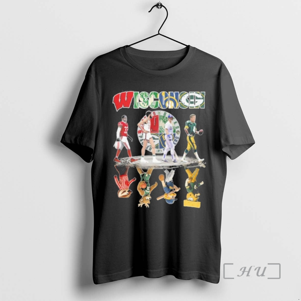 Officials Wisconsin Sports Teams Players Abbey Road Water Reflection T-Shirts, Hoodie, Sweatshirt | RetroVerseTees.com