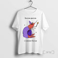 Officials Wizard Shrimp Hocus Pocus I Cannot Focus T-Shirts, Hoodie, Sweatshirt | RetroVerseTees.com