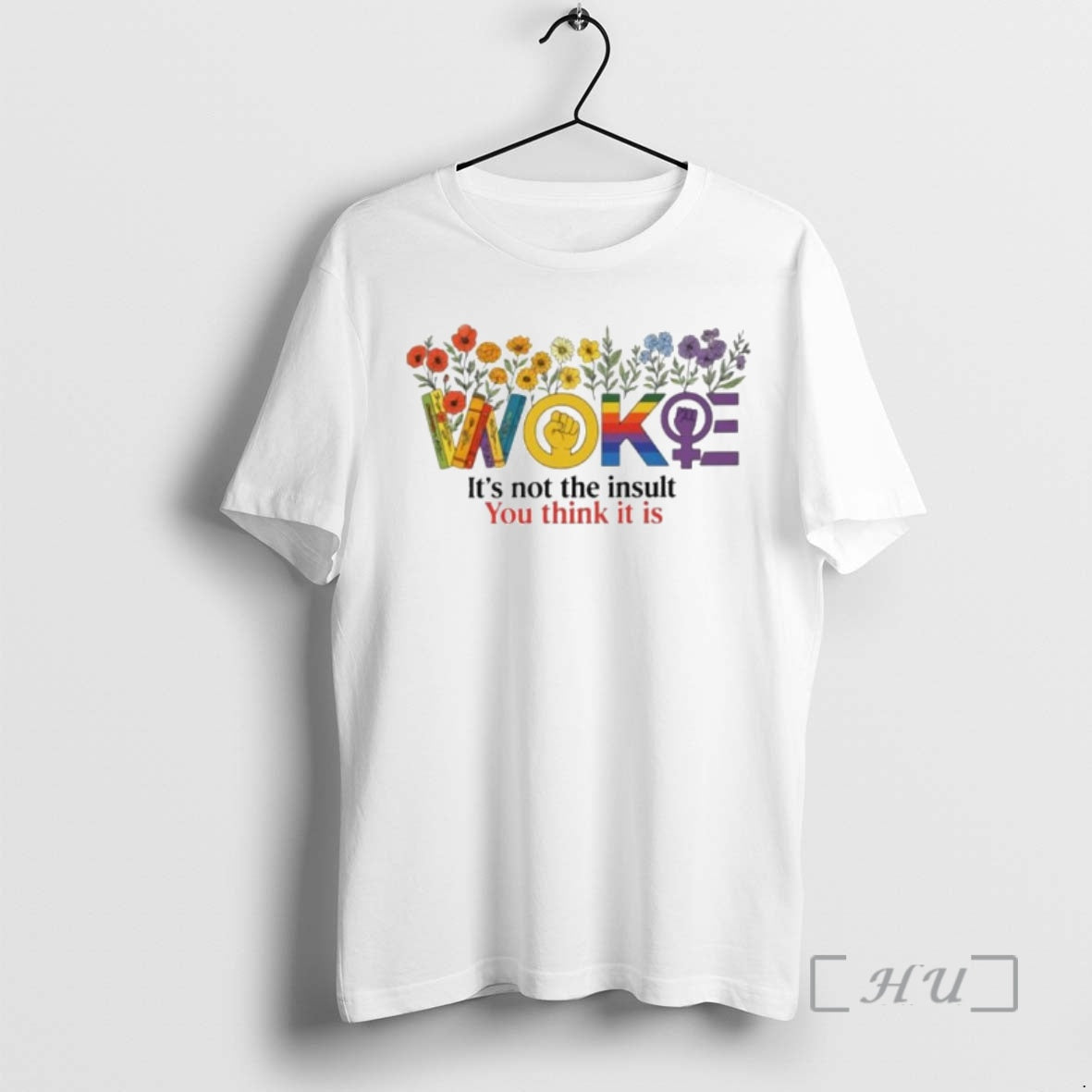 Officials Woke Its Not The Insult You Think It Is Flower Ornaments Premium T Shirts