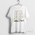 Officials Year Of The Drunk Raccoon America 2025 T-Shirts, Hoodie, Sweatshirt | RetroVerseTees.com