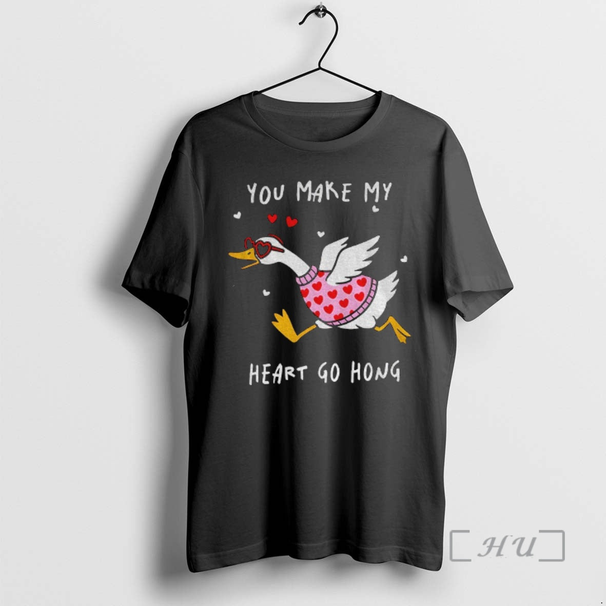 Officials You Make My Heart Hong Goose Valentines Day T-Shirts, Hoodie, Sweatshirt | RetroVerseTees.com
