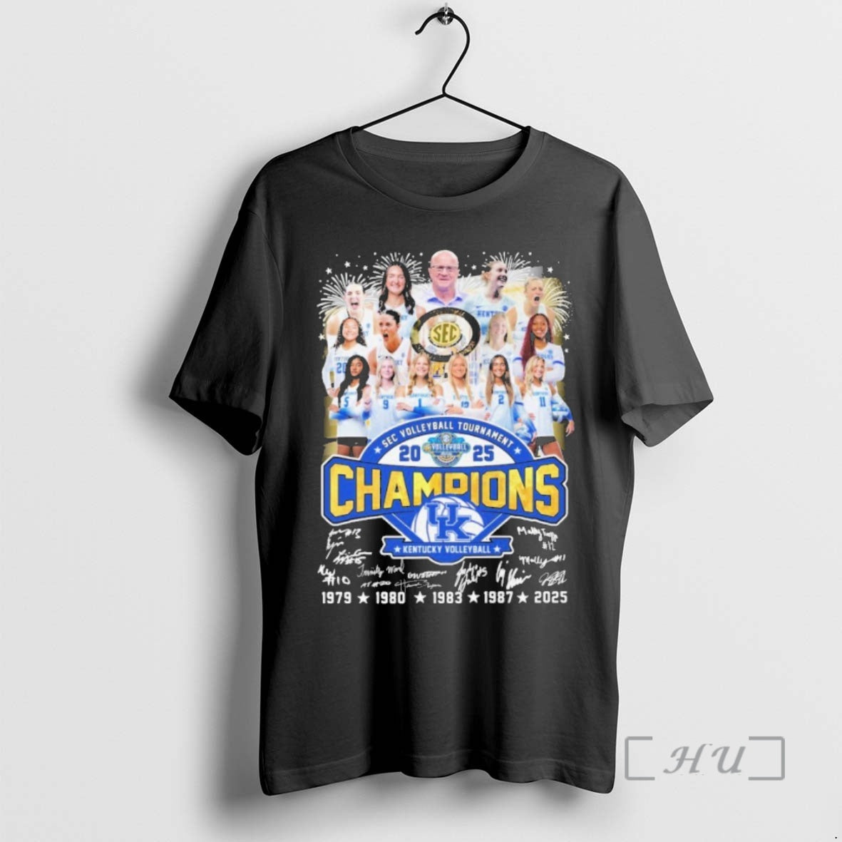 Officials Kentucky Wildcats Sec Volleyball Tournament Champions 2025 Signatures T-Shirts, Hoodie, Sweatshirt