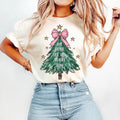 Oh Come Let Us Adore Him, Jesus Christmas, Coquette Christmas Tree, Hand, Christian Christmas Tshirt Hoodie, Sweatshirt