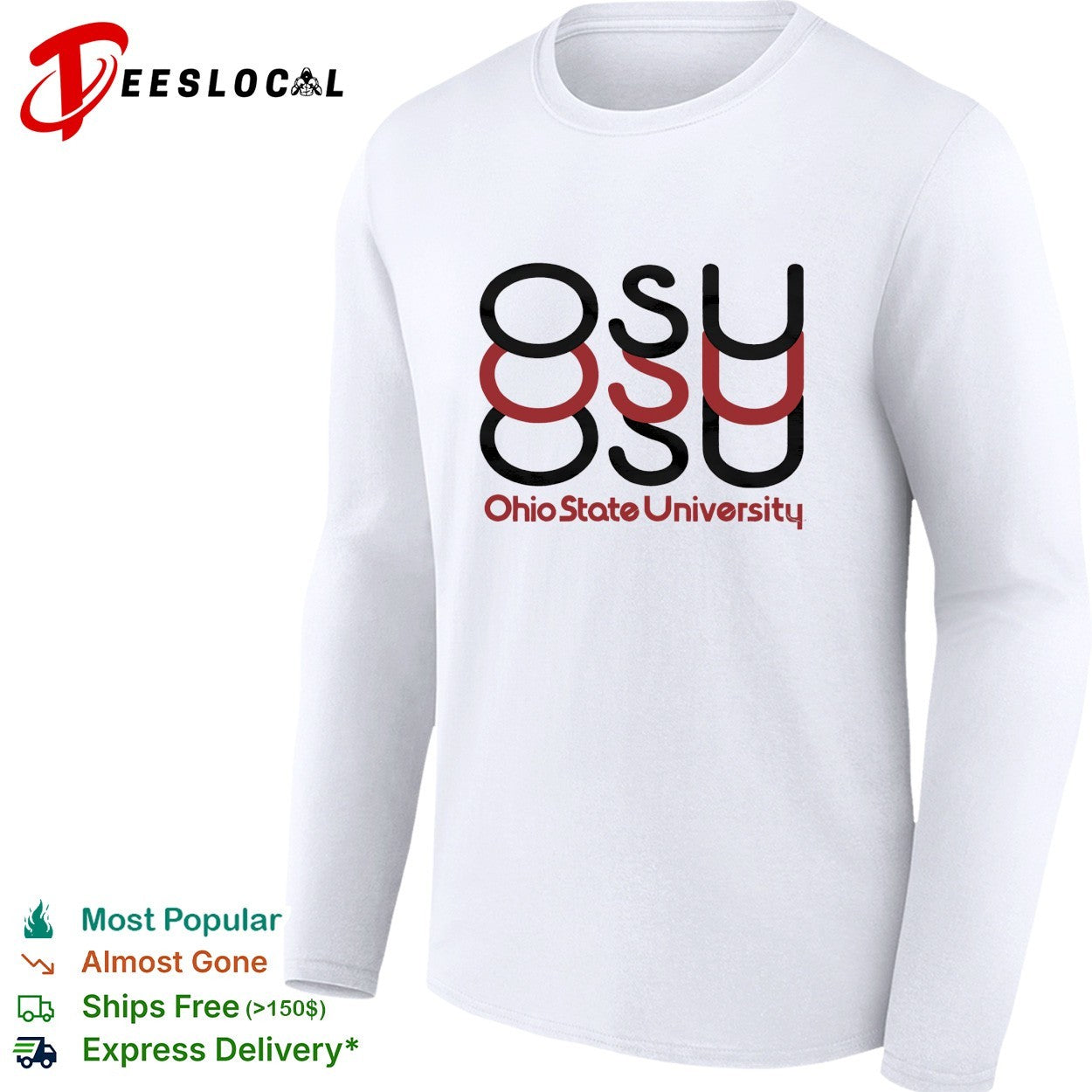 Ohio State University OSU logo shirt