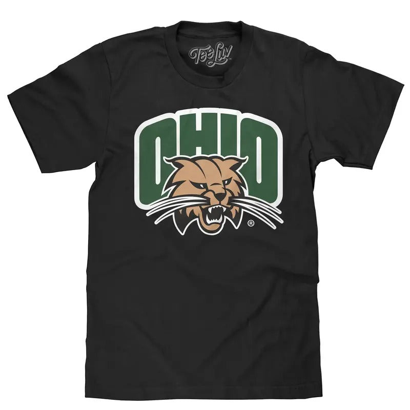 Ohio University Bobcats T-Shirt - Black Hoodie, Sweatshirt | RetroVerseTees.com