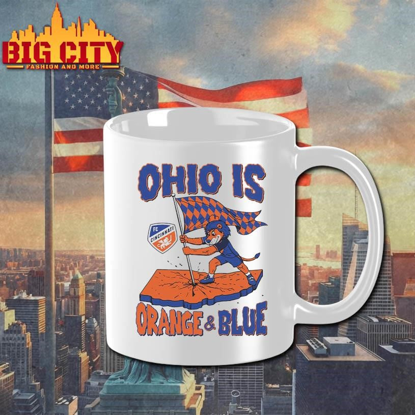 Ohio is Orange &amp; Blue FC Cincinnati Shirt