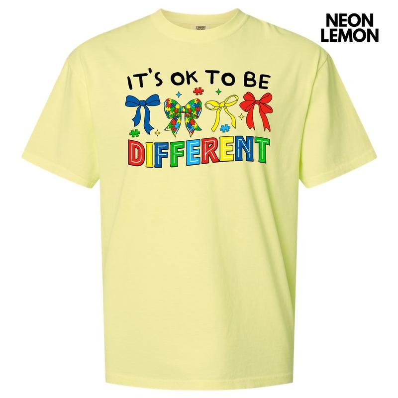Ok To Be Different Comfort Colors T-Shirt 'NLB' Hoodie, Sweatshirt | RetroVerseTees.com