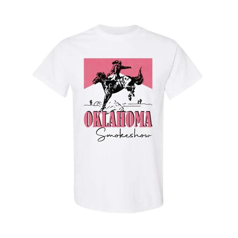 Oklahoma Smokeshow Shirt, Western Oklahoma Smokeshow Cowboy Rodeo T-Shirt Sweatshirt Hoodie | RetroVerseTees.com