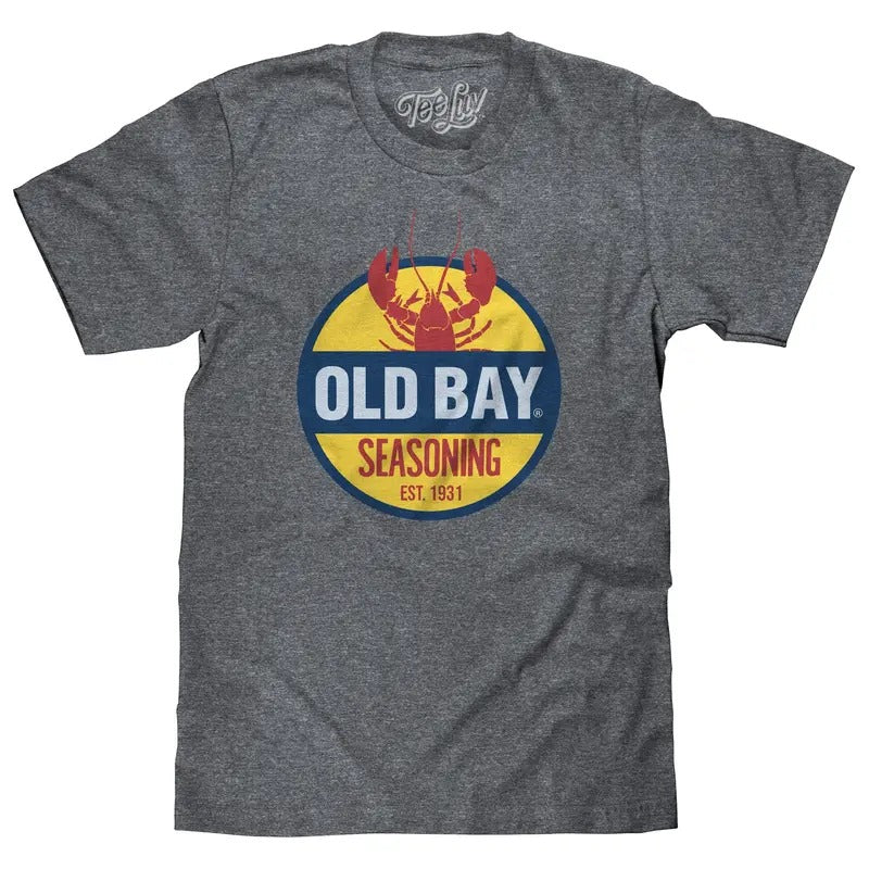 Old Bay Seasoning Lobster Logo T-Shirt - Gray Hoodie, Sweatshirt | RetroVerseTees.com