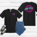 Old Row Circle Logo Double Sided Graphic Gildan-Unisex T-Shirt Cotton Fabric Hoodie, Sweatshirt | RetroVerseTees.com