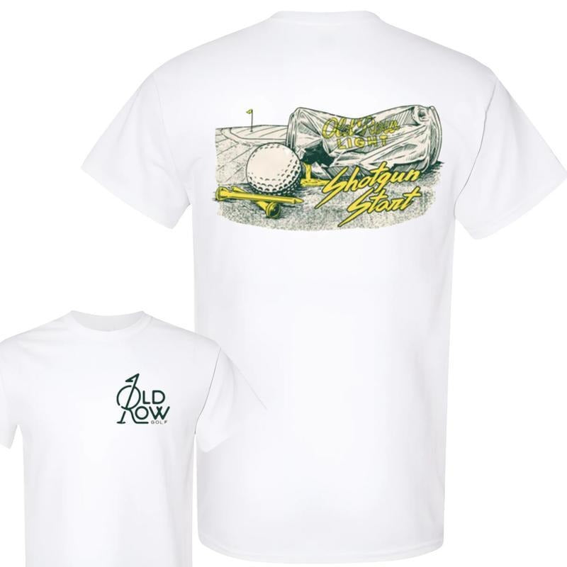 Old Row Golf Shotgun Start T-shirt Unisex 2 sides Hoodie, Sweatshirt | RetroVerseTees.com