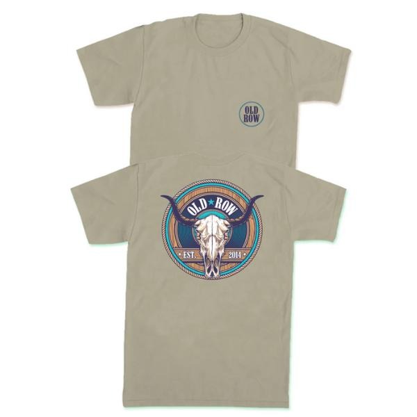 Old Row Outdoors Cow Skull Pocket Tee, Vintage Graphic Tees, Vintage Crewnecks Tees Hoodie, Sweatshirt | RetroVerseTees.com