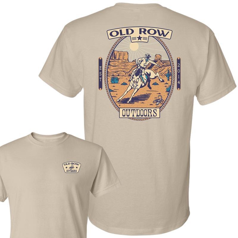 Old Row Outdoors Desert Cowboy T-shirt, Unisex T-Shirt, For Men, For Women Hoodie, Sweatshirt | RetroVerseTees.com
