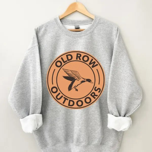 Old Row Outdoors Sweatshirt, Vintage Crewnecks Sweatshirt, VIntage Graphic Sweatshirt, Vintage Old Row Sweatshirt...