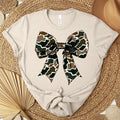 Old School Camo Bow T-shirt - Graphic Tee - Bella Canvas Shirt - Super Soft Hoodie, Sweatshirt | RetroVerseTees.com