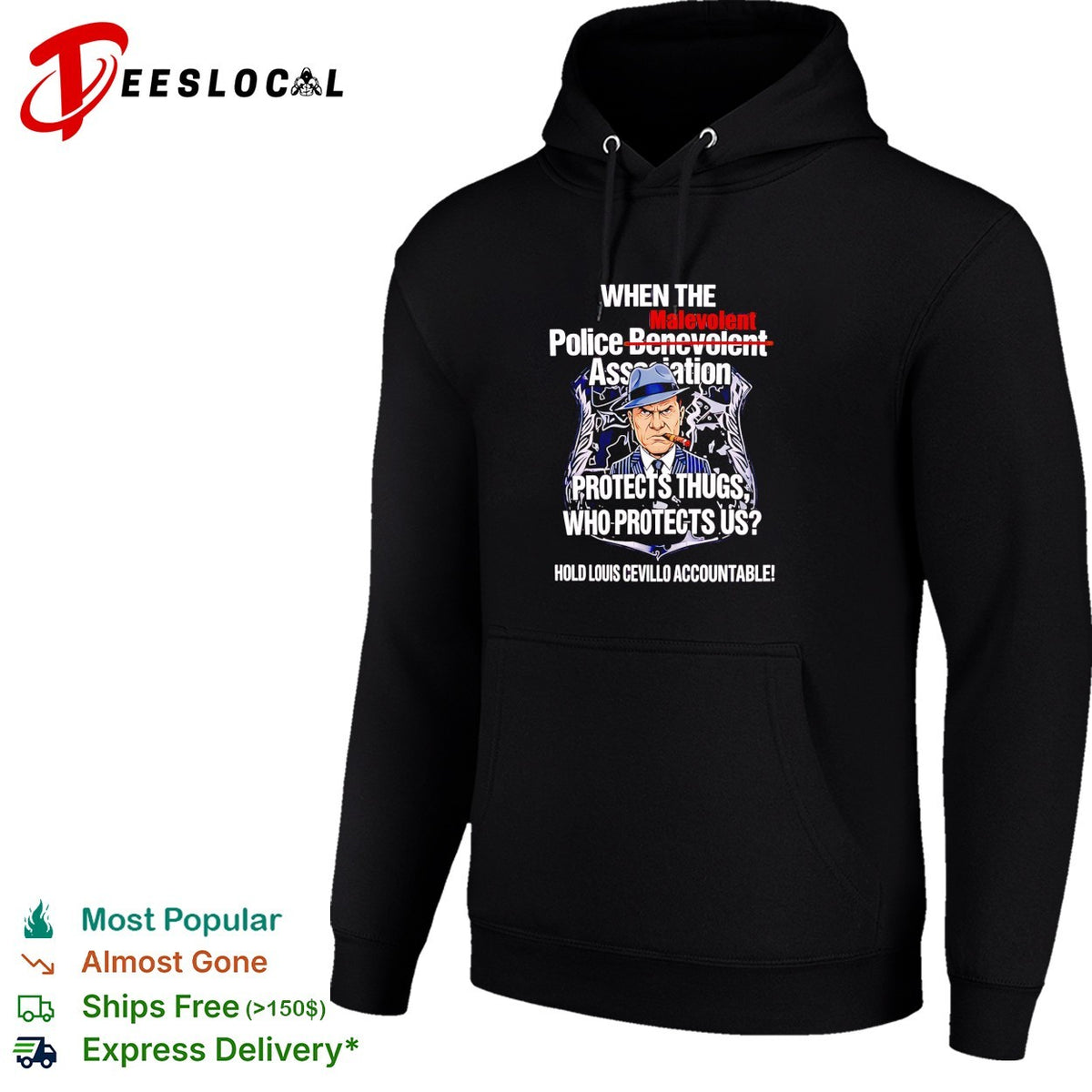 Old man moking cigar when the Malevolent Hold Louis Civello Accountable shirt