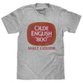 Olde English "800" Logo T-Shirt - Gray Hoodie, Sweatshirt | RetroVerseTees.com