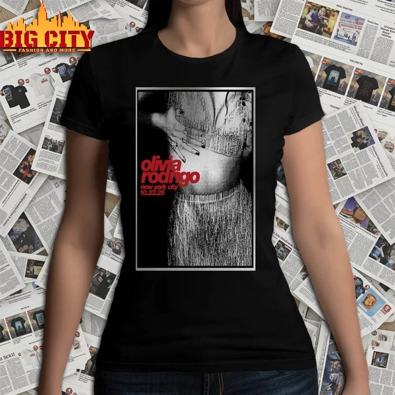 Olivia Rodrigo Oct 23, 2025 Show New York City Poster shirt