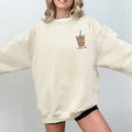 On The Rocks Coffee Sweatshirt, Cute Coffee Shirt, Iced Coffee Tshirt, Latte Lover Crewneck Sweatshirt, Halloween Fall...