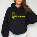 One Two Three Quote, 90's Graphic Hoodie Casual Street Style Fleece Fabric Pullover Hooded Sweatshirt for Women for Men,...