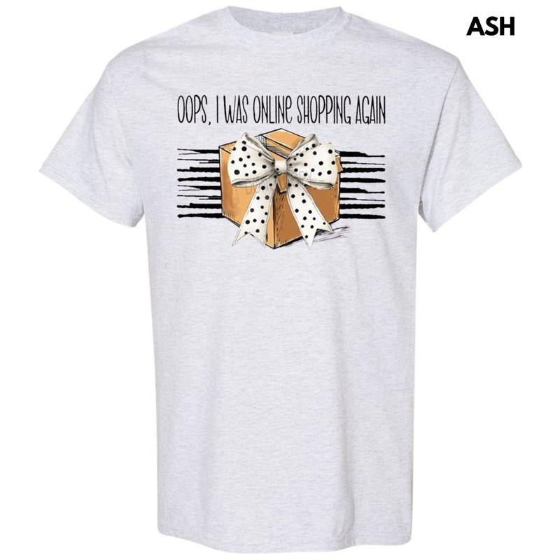 Online Shopping Again Gildan Short Sleeve T-Shirt Hoodie, Sweatshirt | RetroVerseTees.com