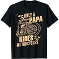 Only Cool Papa Rides Motorcycles T-Shirt Funny TNF'WB shield Day T-Shirt Hoodie, Sweatshirt | RetroVerseTees.com
