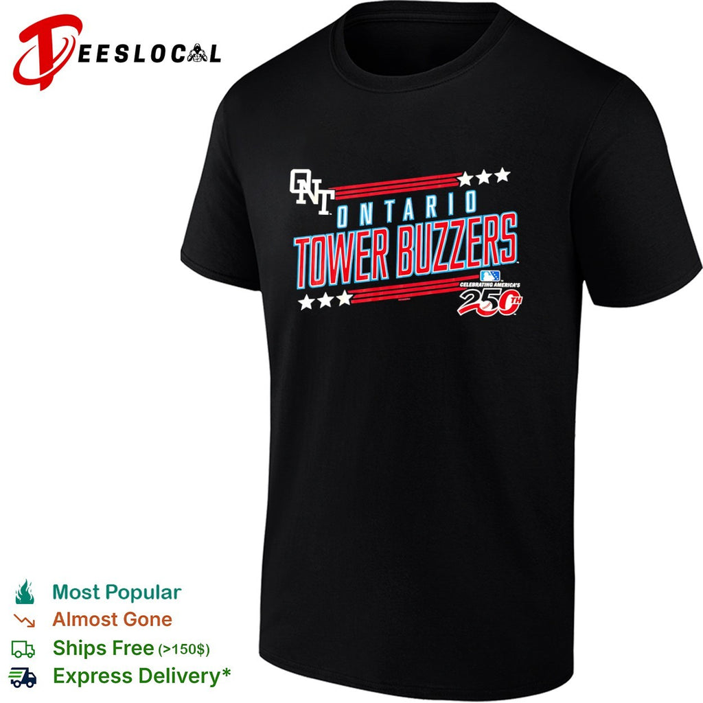 Ontario Tower Buzzers Celebrating Americas 250th MLB shirt