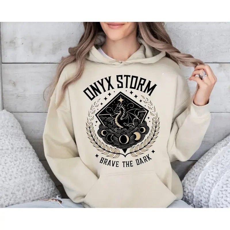 Onyx Storm Inspired Sweatshirt, Fourth Wingg Shirt, Basgiath War Collegee Hoodie, I Will Save Him, Xaden Riorson,...