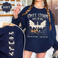 Onyx Storm Sweatshirt, Dragon Rider Shirt, Fourth Wing Hoodie, Basgiath War College Sweatshirt, Fantasy Readers Shirt,...