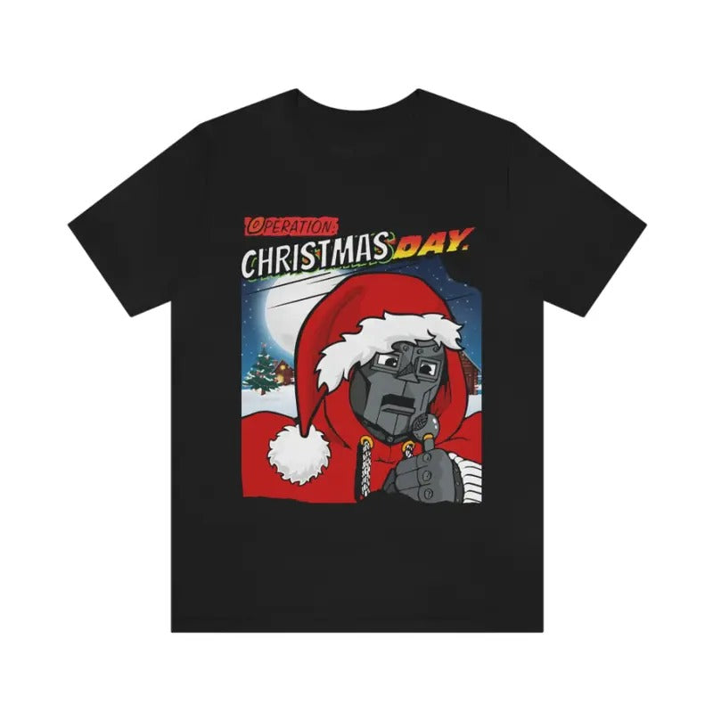 Operation Christmas Day Big Face Graphic MFD Santa Rap Tee Shirt Streetwear Fashion Hoodie, Sweatshirt | RetroVerseTees.com