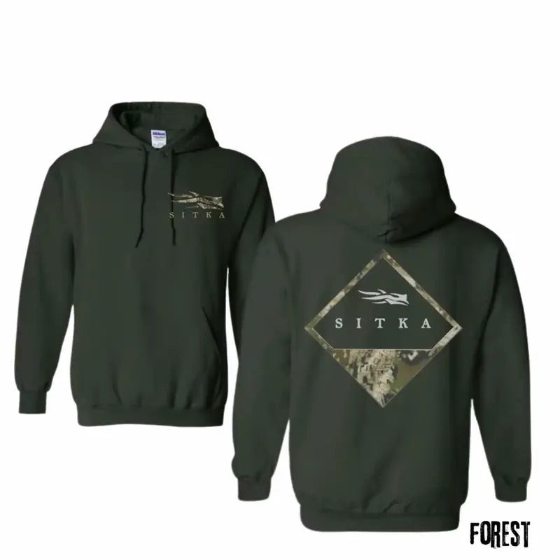 Optifade Badge camo Sitka Unisex Hoodie - Unisex Hoodie, Menswear Pullover Long Sleeve Hoodie, Casual Hoodie & Trendy...