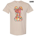 Orange Blooms Bunny Gildan Short Sleeve T-Shirt 'NLB' Hoodie, Sweatshirt | RetroVerseTees.com