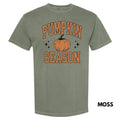 Orange Pumpkin Season Varsity Letter Comfort Colors T-Shirt 'NLB' Hoodie, Sweatshirt | RetroVerseTees.com