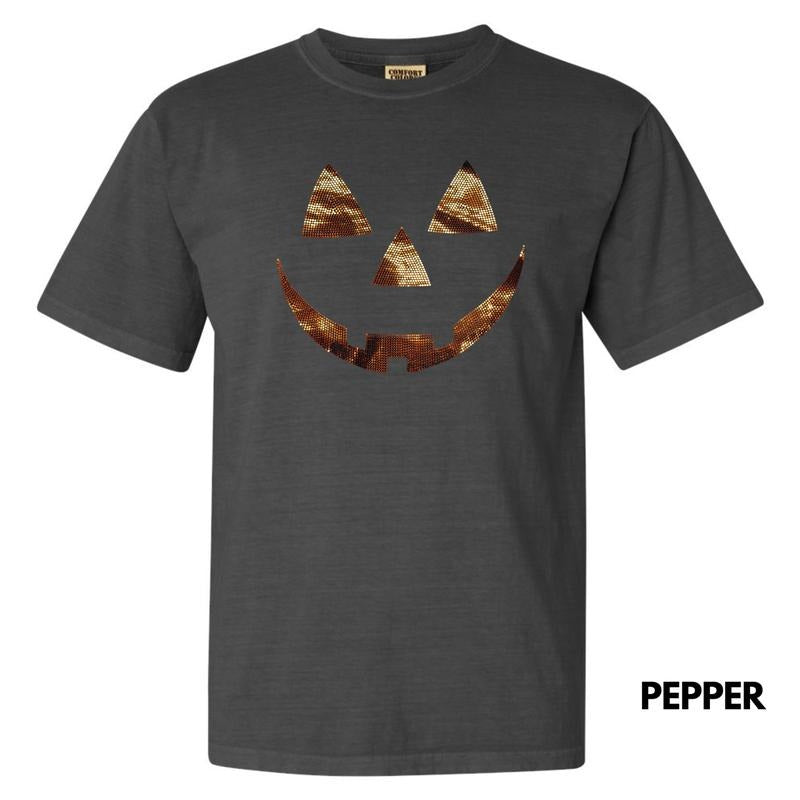 Orange SPANGLED Jack O' Lantern Comfort Colors T-Shirt Hoodie, Sweatshirt | RetroVerseTees.com